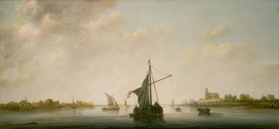 A View of the Maas at Dordrecht by Aelbert Cuyp
